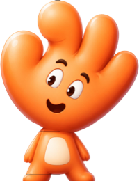 Clappy waving hello